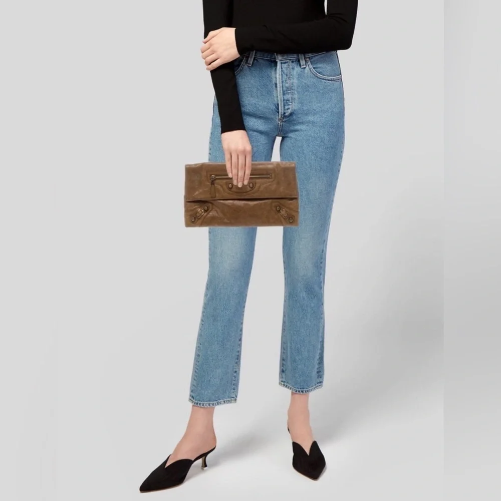 Balenciaga Brown Clutch - Picture 3 of 11